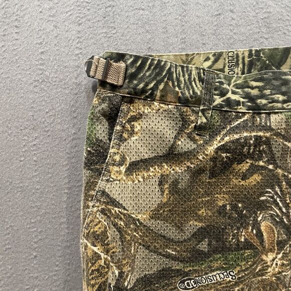 Cabelas Pants Mens Large Camouflage 3D Seclusion Cargo Perforated Hunting Skate - Picture 6 of 12